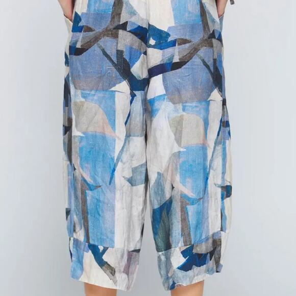 LUUKAA 100% Linen Balloon trousers Size 10 - Picture 10 of 11